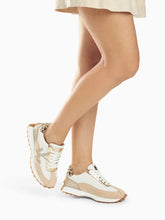 BASKETS IVOIRE ET BEIGE FAUSTINE